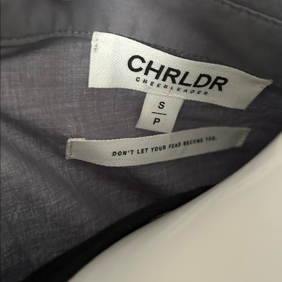 CHRLDR Tracy Poplin Stretch Side Rib Button Up - Picture 7 of 13